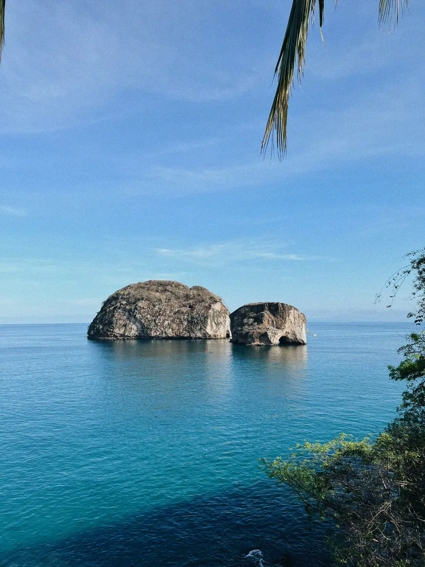 Los Arcos, a snorkel stop on many Yelapa boat trips