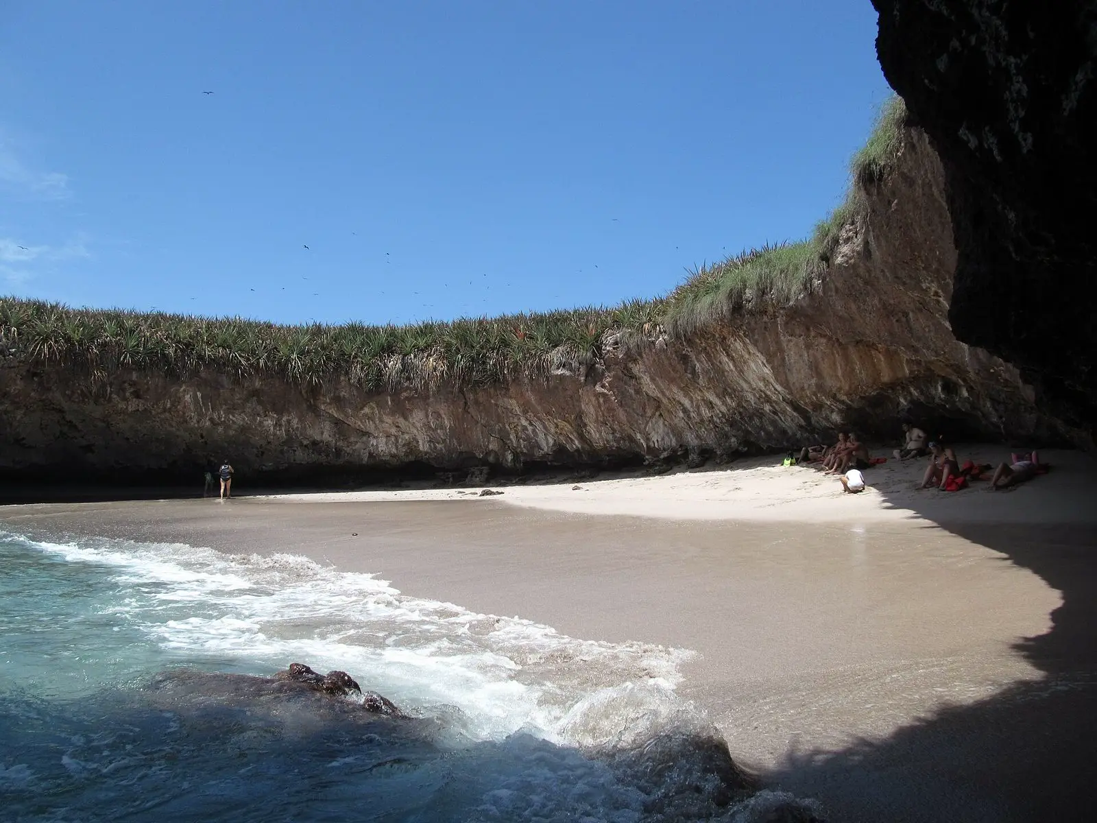 The Marietas Islands from the water